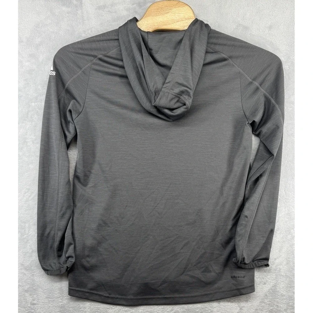 Adidas Aeroready Winthrop Eagles Team Issued Gray Hoodie Men's Size M
